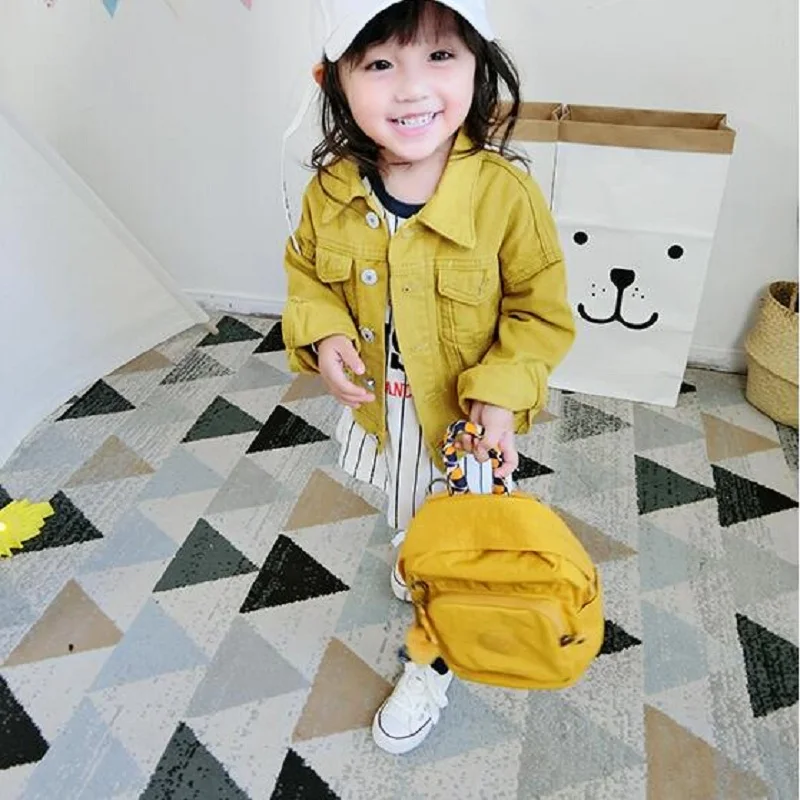 Детская ковбойская куртка для девочек Осенняя детская с вышивкой надписями