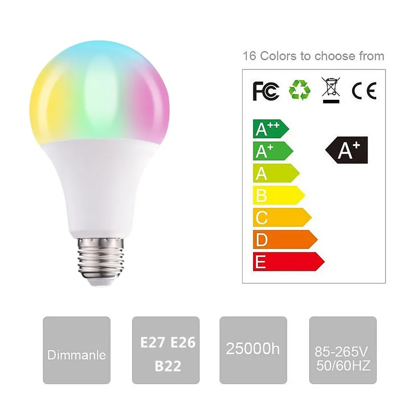 E27 B22 RGB светодиодный светильник 9 Вт 12 Вт 15 Вт 20 Вт RGB белый светильник сменный красочный RGB светодиодный светильник с ИК-пультом дистанционного управления+ режим памяти