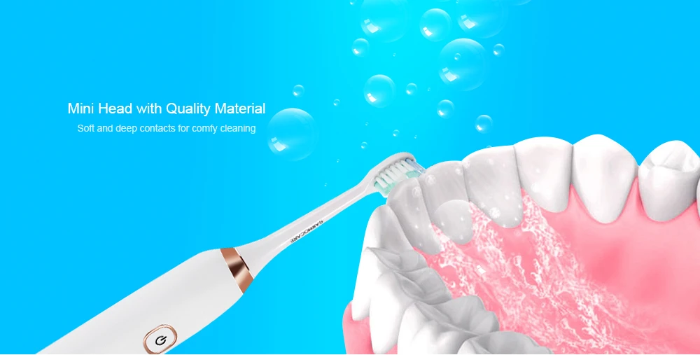SARMOCARE S100 акустическая волна электрическая зубная щетка отбеливающая для ухода за зубами инструмент для чистки