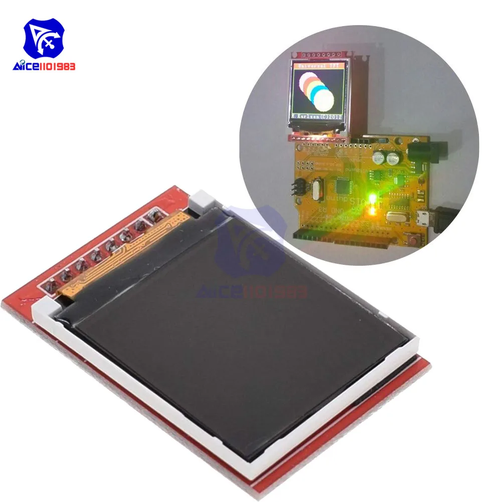 1 44 &quotLCD TFT дисплей красный серия 128X128 SPI ST7735 ЖК-экран панель модуль для Arduino Mega2560 STM32