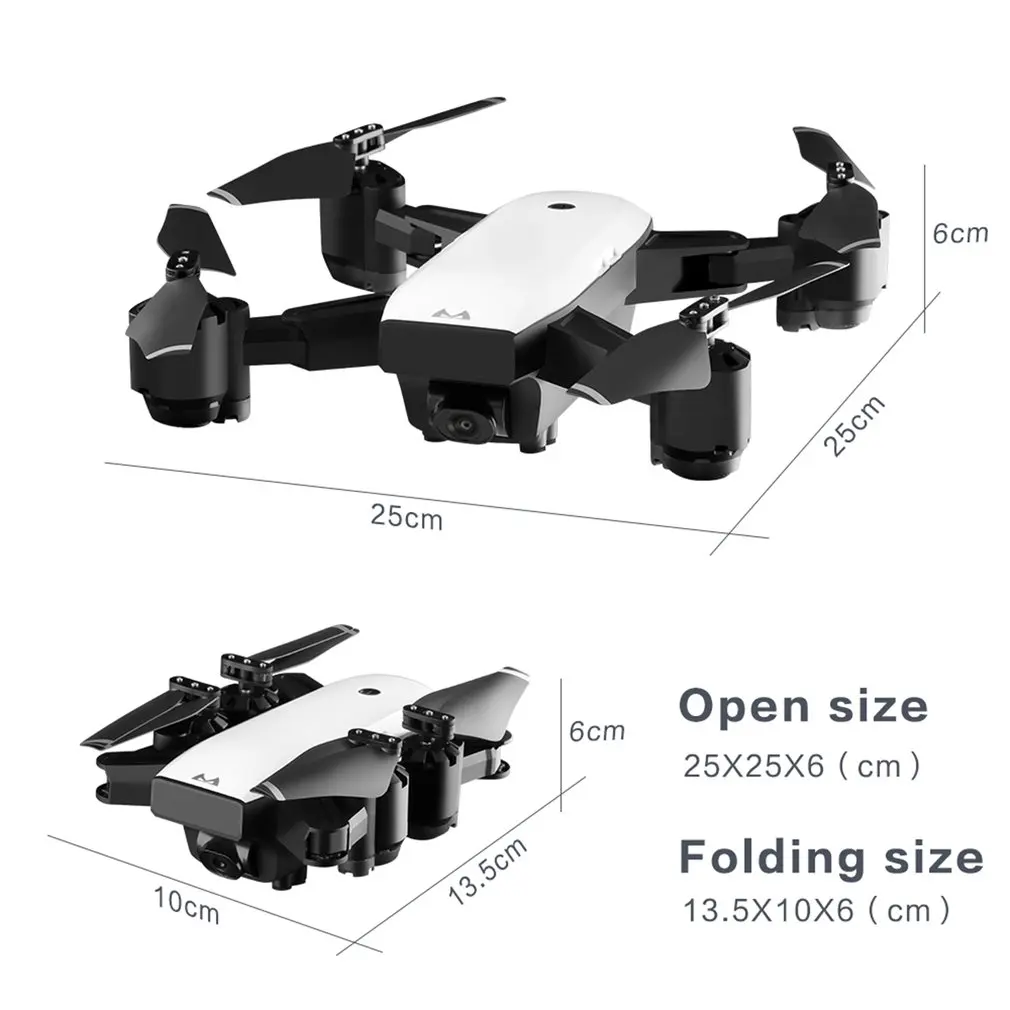 Мини складной RC вертолет портативный Дрон FPV Квадрокоптер с камерой 720P Rc