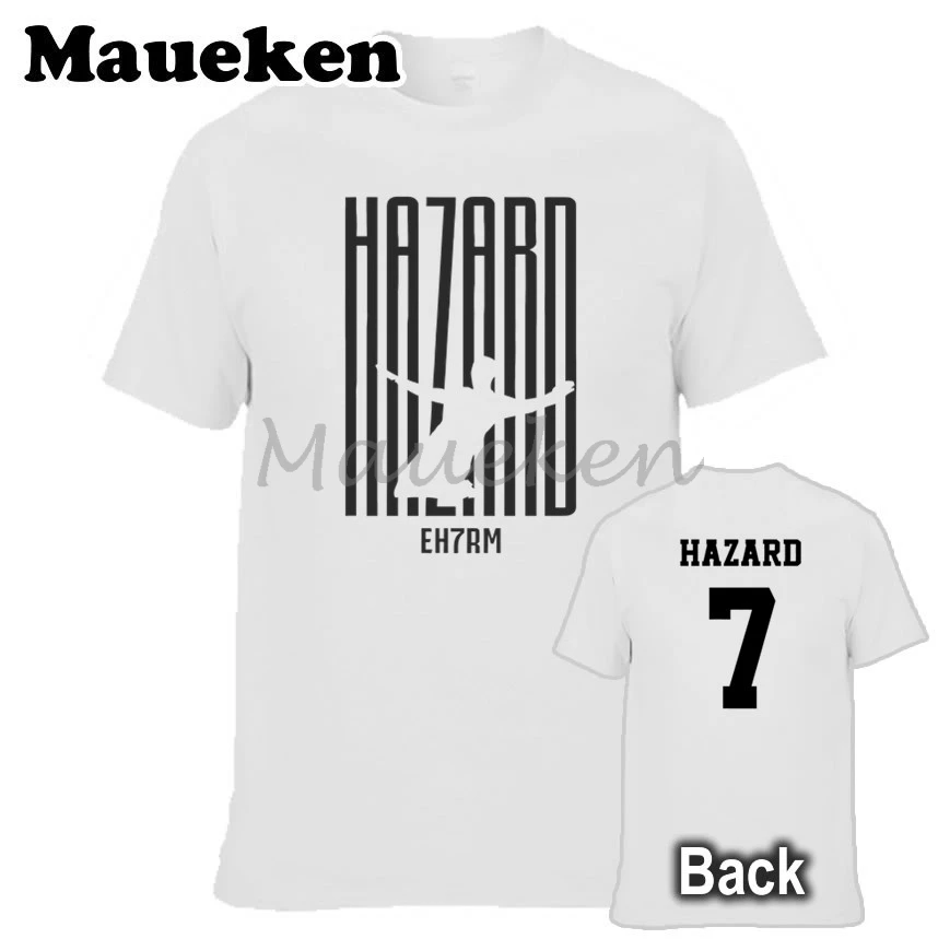 Мужская футболка hala New Мадрид King Eden Hazard 7 EH7RM одежда из Бельгии с круглым вырезом