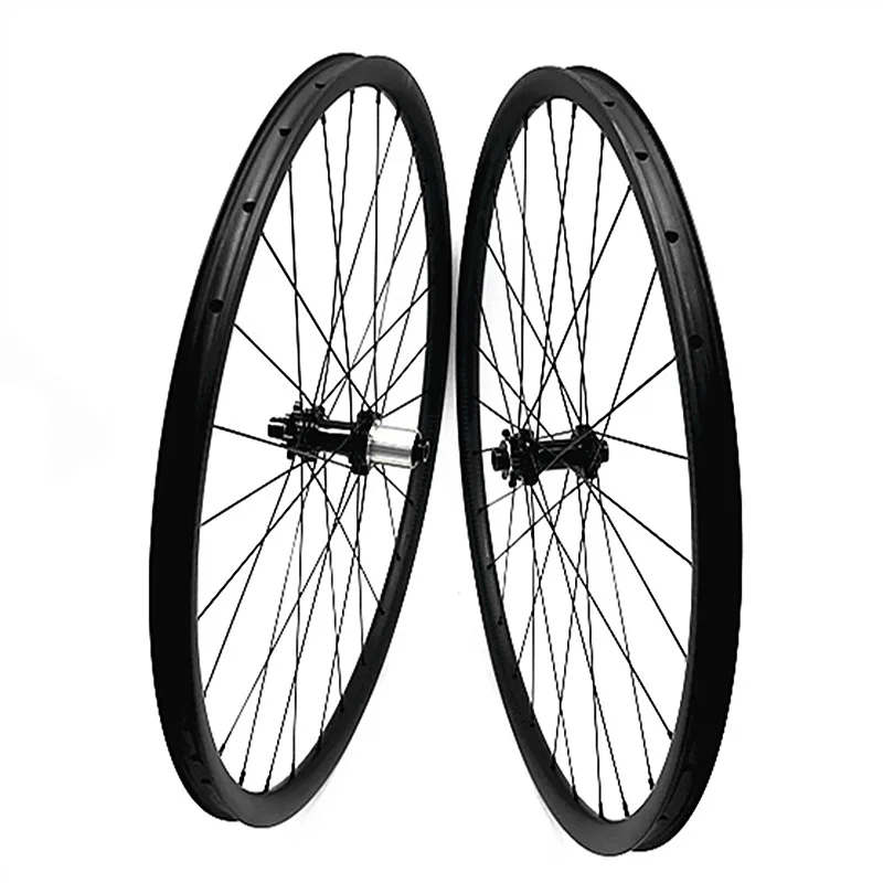 29er бескамерный диск mtb Колесная пара 30x30 мм Углеродные колеса M32 прямой вытяжной