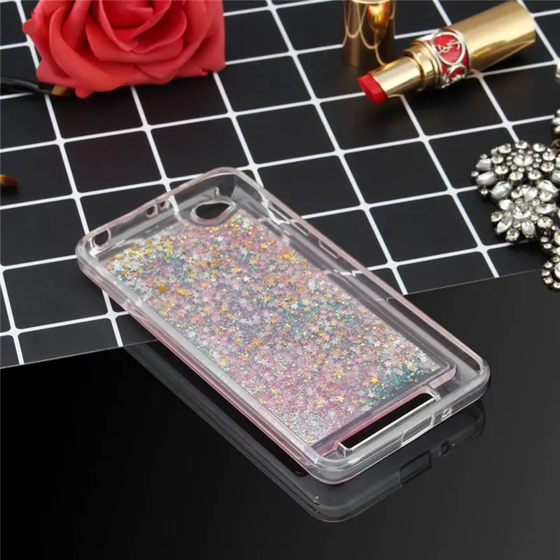For Xiaomi Redmi 4A Cases Dynamic Liquid Glitter Colorful Paillette Sand Quicksand x 5.0 inch soft TPU Transparent Cove |