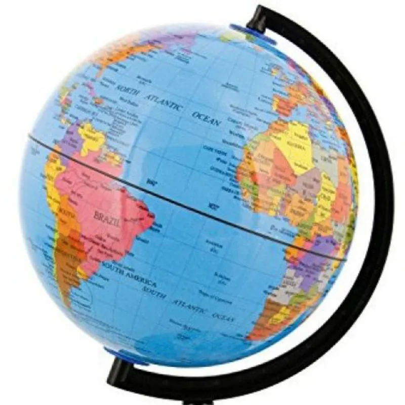

Earth Globe World Map Rotating Classroom Geography Kids Learning Desktop Decor