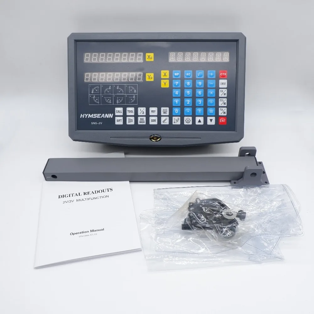 2 осевой цифровой индикации DRO ttl EIA-422A дисплей SNS-2V с Mouting кронштейн для Sino Easson, HXX, Rational, Sinpo весы