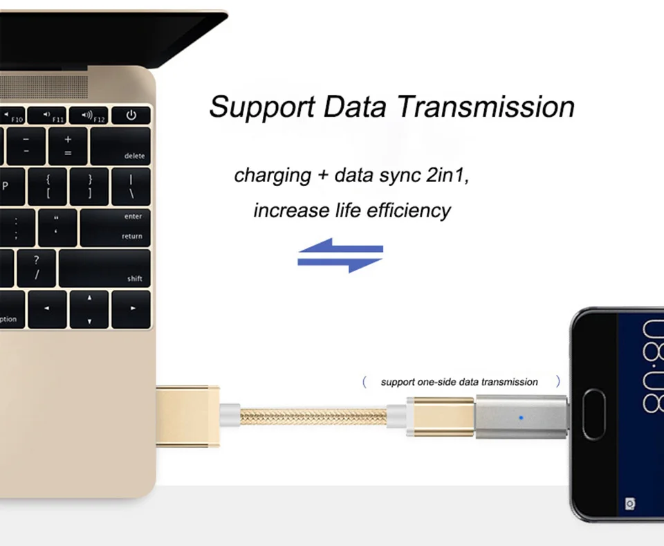 Micro USB Магнитный адаптер типа c зарядное устройство конвертер Usb магнитный разъем USBC для Oneplus Xiaomi samsung зарядки Android