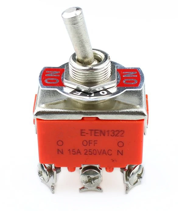 1 шт. E TEN1322 микропереключатель 15A/250V 6 pin Водонепроницаемый переключатель Кепки ВКЛ