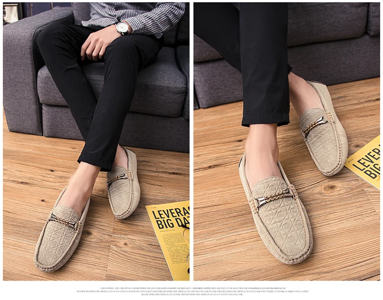 Mocassin homme de Lux; Лоферы для мужчин; повседневная кожаная обувь; Мокасины без застежки; обувь для вождения автомобиля; дышащая мужская обувь черного цвета