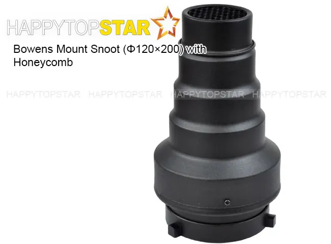 Алюминиевый конический тубус 120X200 с Сотами для студийного стробоскопа Bowens Bowen Mount