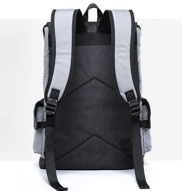 Рюкзак для ноутбука из водонепроницаемого нейлона с интерфейсом USB для 15-15,6 дюймов, школьный, для мужчин, женщин, студентов, путешествий.