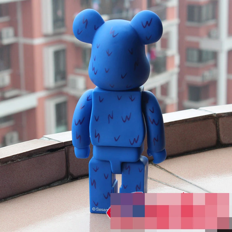 400% Be @ rbrick 11 дюймов Медвежья кунжутная печенье монстр ПВХ экшн-фигурка