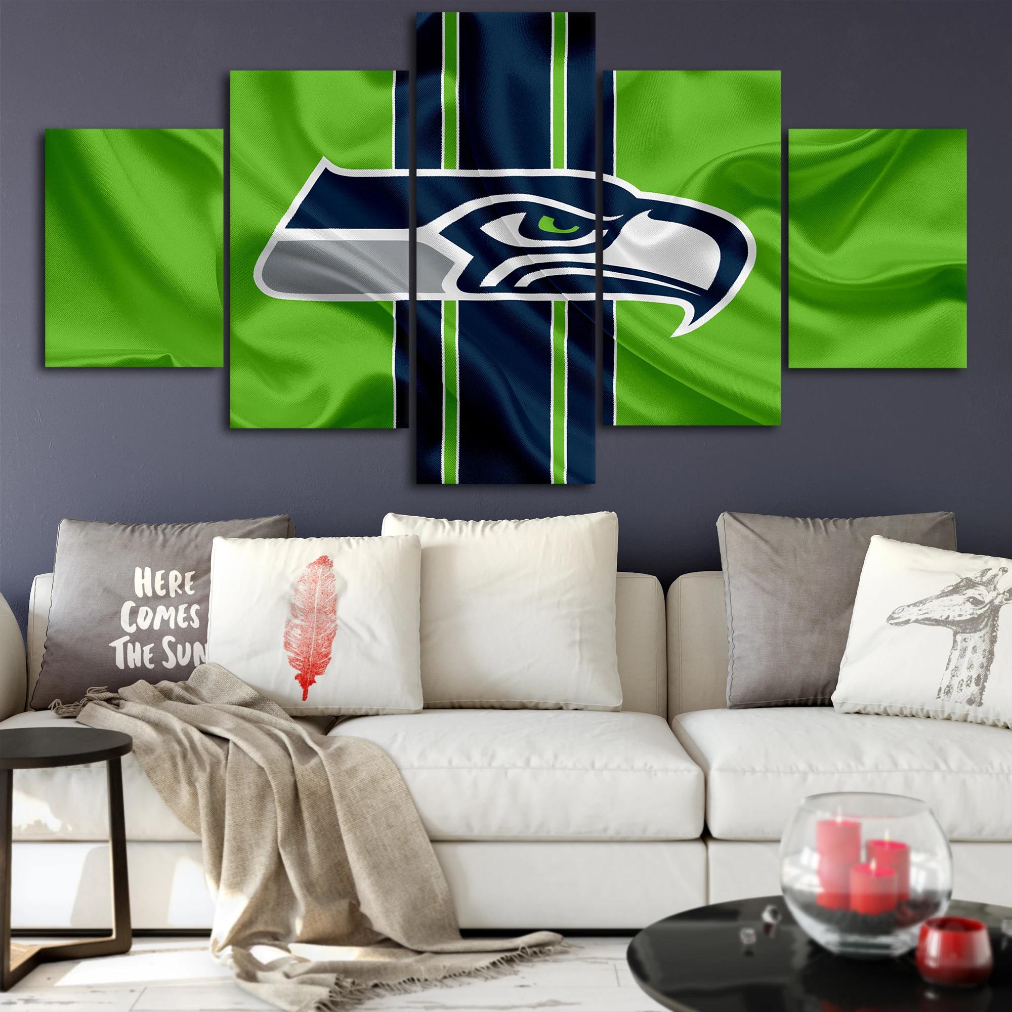 Seattle Seahawks художественные холст плакаты украшения для дома настенная