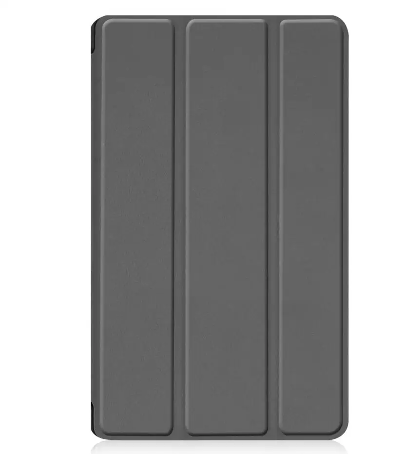 Смарт-чехол для Amazon Kindle Fire 7 / вход и выход из режима сна, Кожаные чехлы-книжки Fundas для Amazon Kindle Fire 7 '' - Цвет: Серый