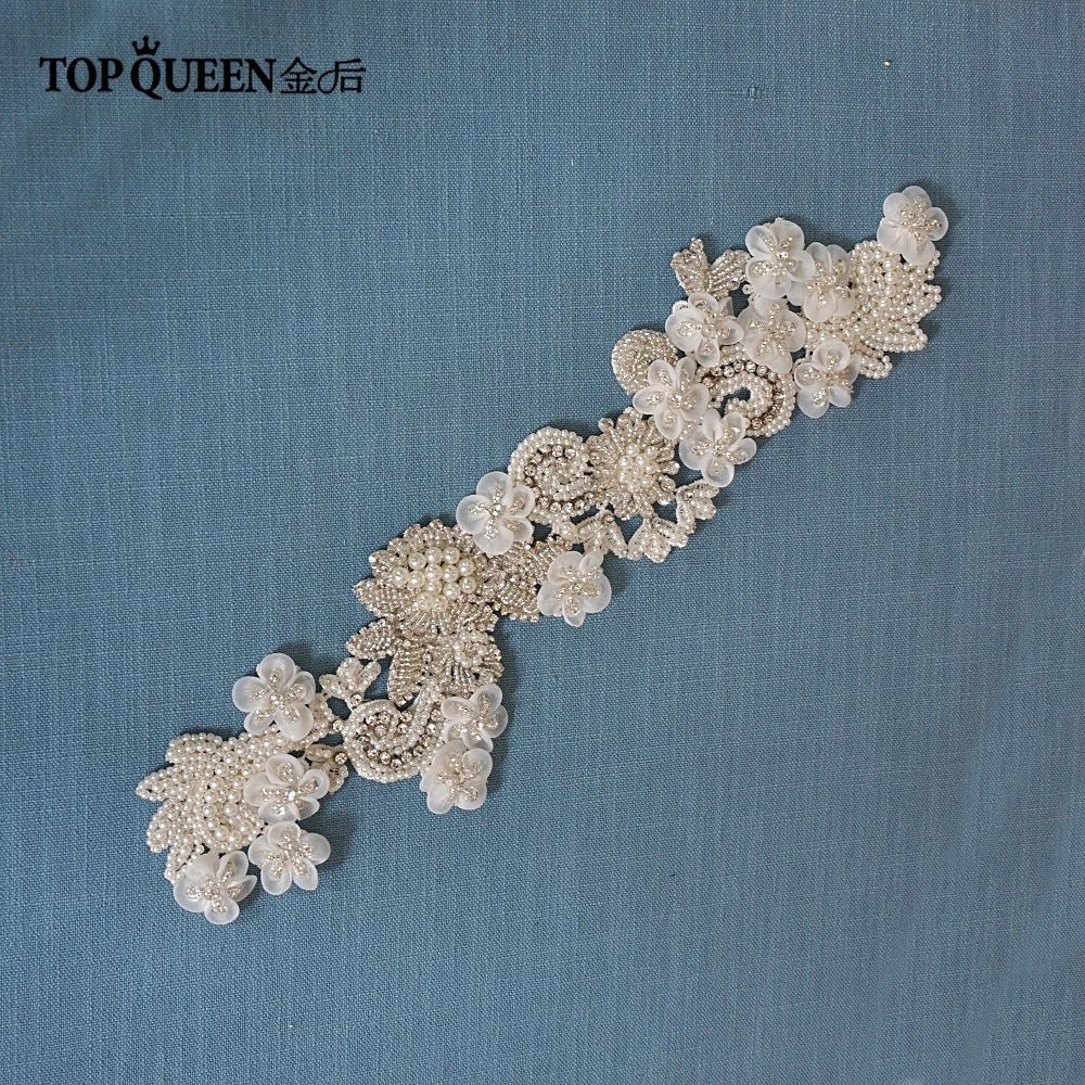 TOPQUEEN S331 фиолетовое платье пояс жемчужный свадебный пояс для свадебного платья Пояс Опал Золотой пояс красные стразы пояс