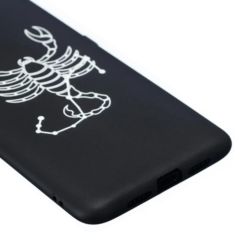 Модный чехол с рисунком знака зодиака мягкий силиконовый из ТПУ Для Xiaomi 9 Mi A1 5X A2 6X