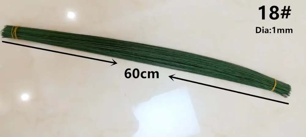 30PCS 1mm L 60cm 1/2/3/4/5 мм 40/60 см искусственные зеленые стебель цветка «сделай сам» с цветочным рисунком Материал ручной работы серебряной проволоки стержень Accessoies, украшение для свадьбы, дома, украшения - Цвет: 30PCS 1mm L 60cm