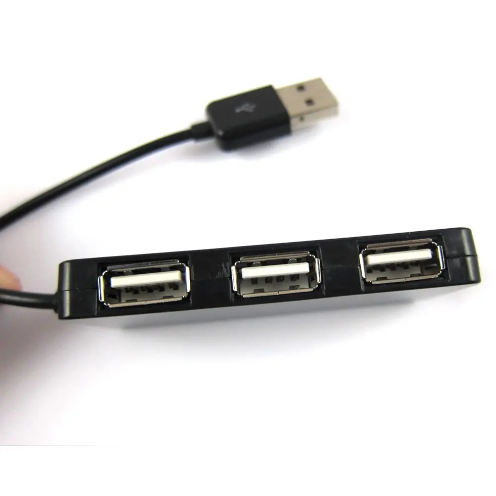 GOOJODOQ 4 порта USB 2 0 концентратор сплиттер кабель адаптер для ноутбука ПК Macbook тонкий