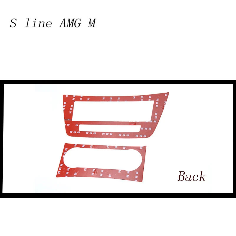 Carbon Fiber Auto Interior Trim Air conditioning CD Control Panel Car Styling Stickers Cover For Mercedes Benz C Class W204 | Автомобили и