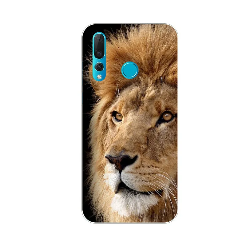 Huawei Nova 4 Case Silicon Beast Animal Painting Soft TPU Back Cover for Phone Protect Bags Shell |