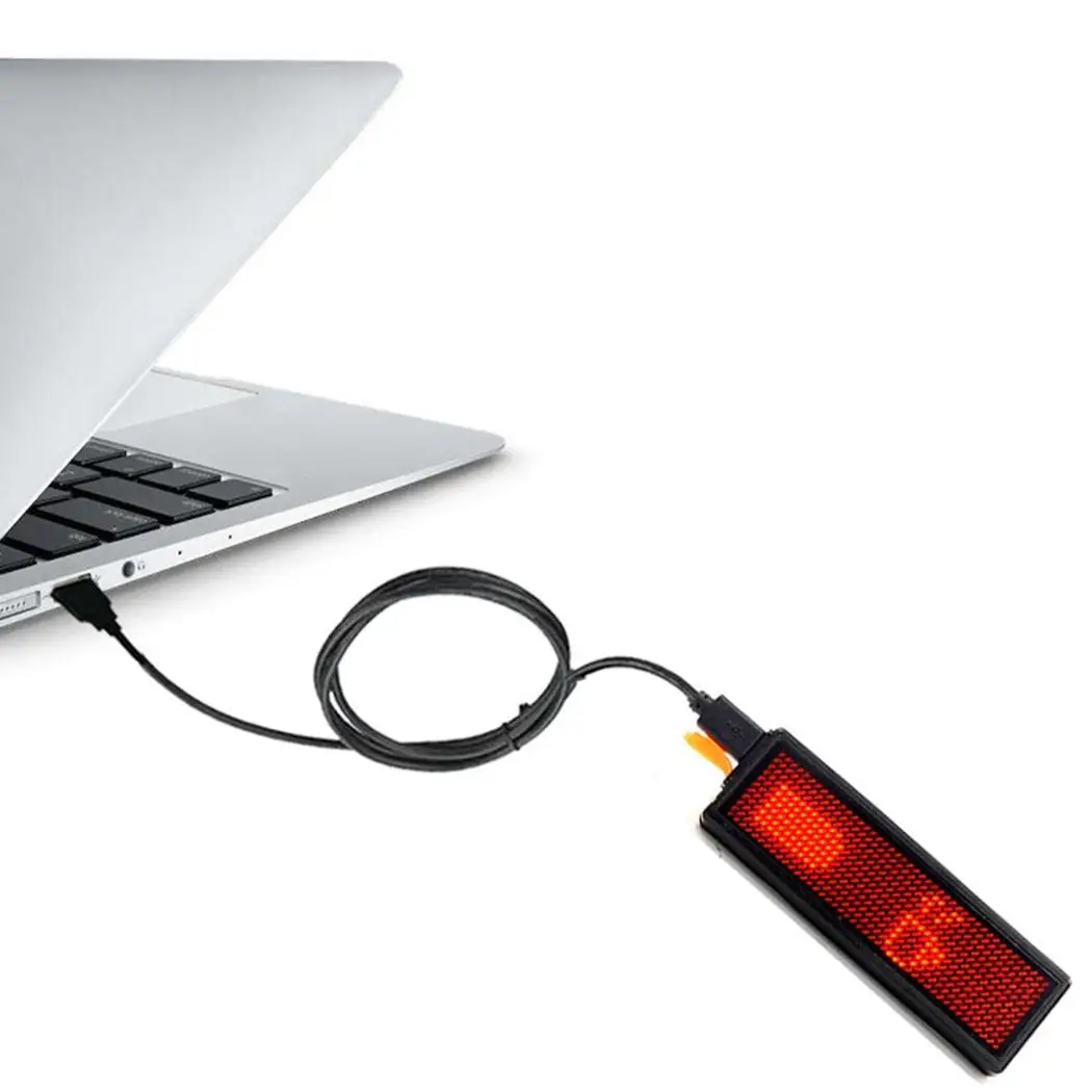 Велосипедный USB Перезаряжаемый светодиодный рекламный экран 8 уровней