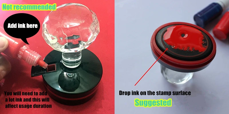 Diy скрапбукинга Предварительно чернила настраиваемый самозаправляемый