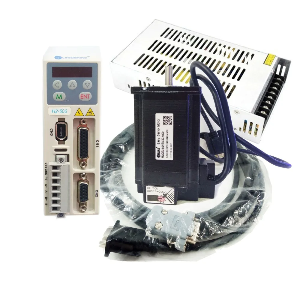 Nema24 60 мм 3 Нм/429oz in замкнутый цикл шаговый двигатель + Драйвер 250 Вт 36VDC комплект