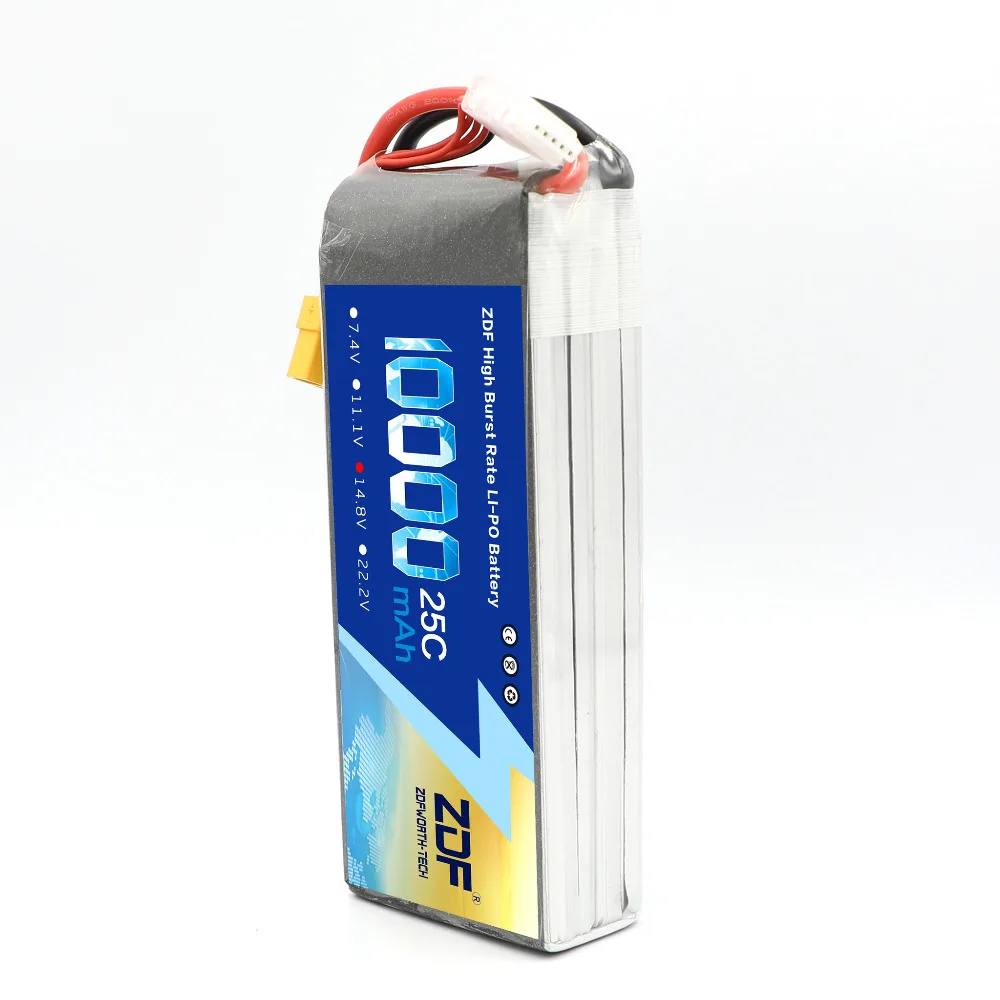 Аккумулятор ZDF RC liop 2S 3S 4S 6S 7 4 V 11 1 14 8 22 2 mah 25C Max 50C для квадрокоптера Lipo Drone FPV UAV S800 S1000 |
