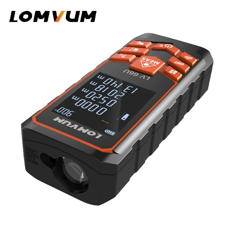 LOMVUM LV 66U ручной лазерный дальномер цифровой лазерный дальномер Электрический нивелир лента Misuratore лазерный дальномер