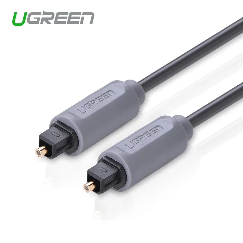 Цифровой оптический аудиокабель Ugreen Toslink 1 м 3 коаксиальный кабель SPDIF для