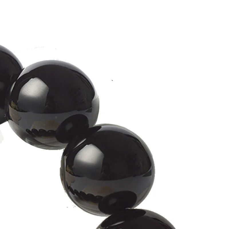 Браслеты из черного оникса и натурального камня женские модные украшения ручной