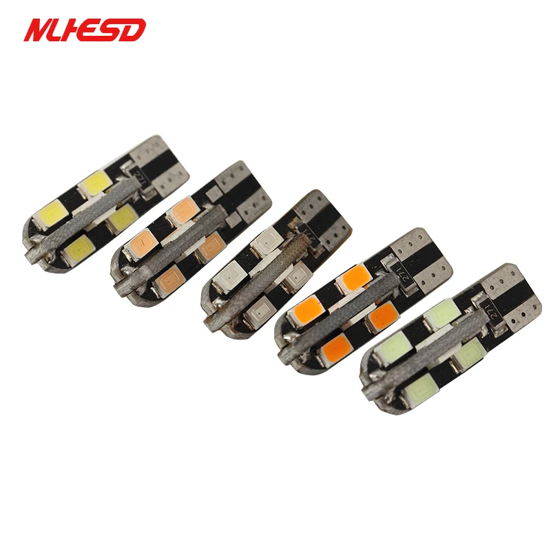 Автомобильная лампа 100X Auto T10 LED 194 W5W Canbus 12 SMD 5630 5730 без ошибок для парковки и противотуманных фар.