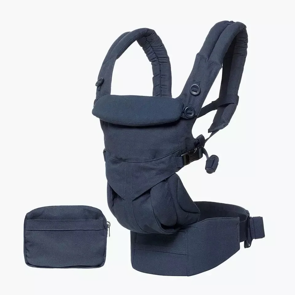 omni deel blue Эргономичный рюкзак-кенгуру 360 Omni, дышащий 360, охлаждающий воздух, Рюкзак-кенгуру для детей, органический хлопок, четыре положения, 360, кенгуру для младенцев - Цвет: omni deel blue