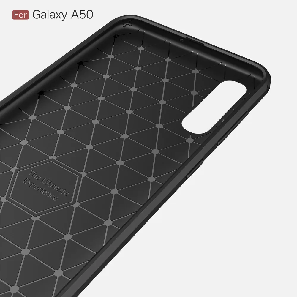 Прочный Чехол-броня для samsung Galaxy A50 чехол телефона гибкий ТПУ Защитная крышка Fundas
