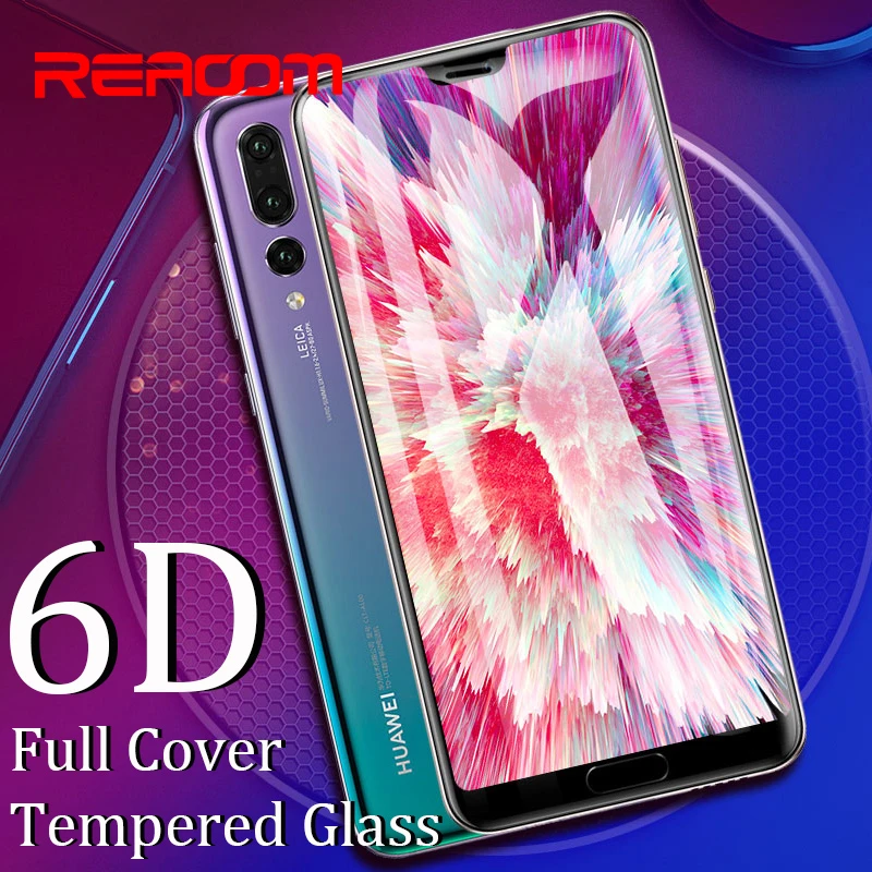 6D закаленное стекло для Huawei P20 Lite Y6 2018 Защитная стеклянная пленка Honor 8C 7X 9 Mate 10 20 Nova