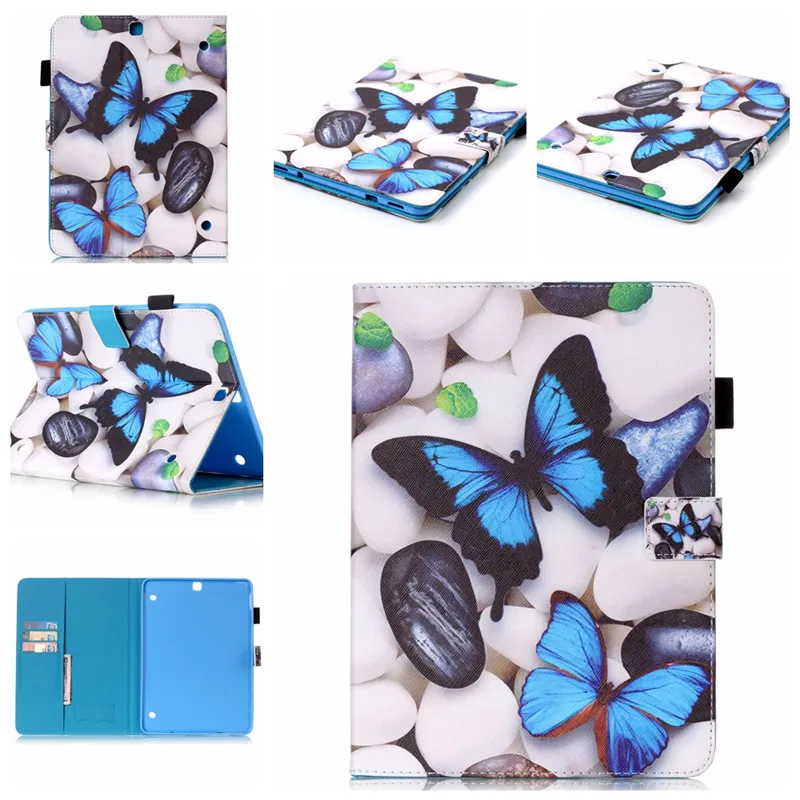 Чехол для планшетов из искусственной кожи с совой бабочкой Samsung Galaxy Tab S2 9 7 дюйма
