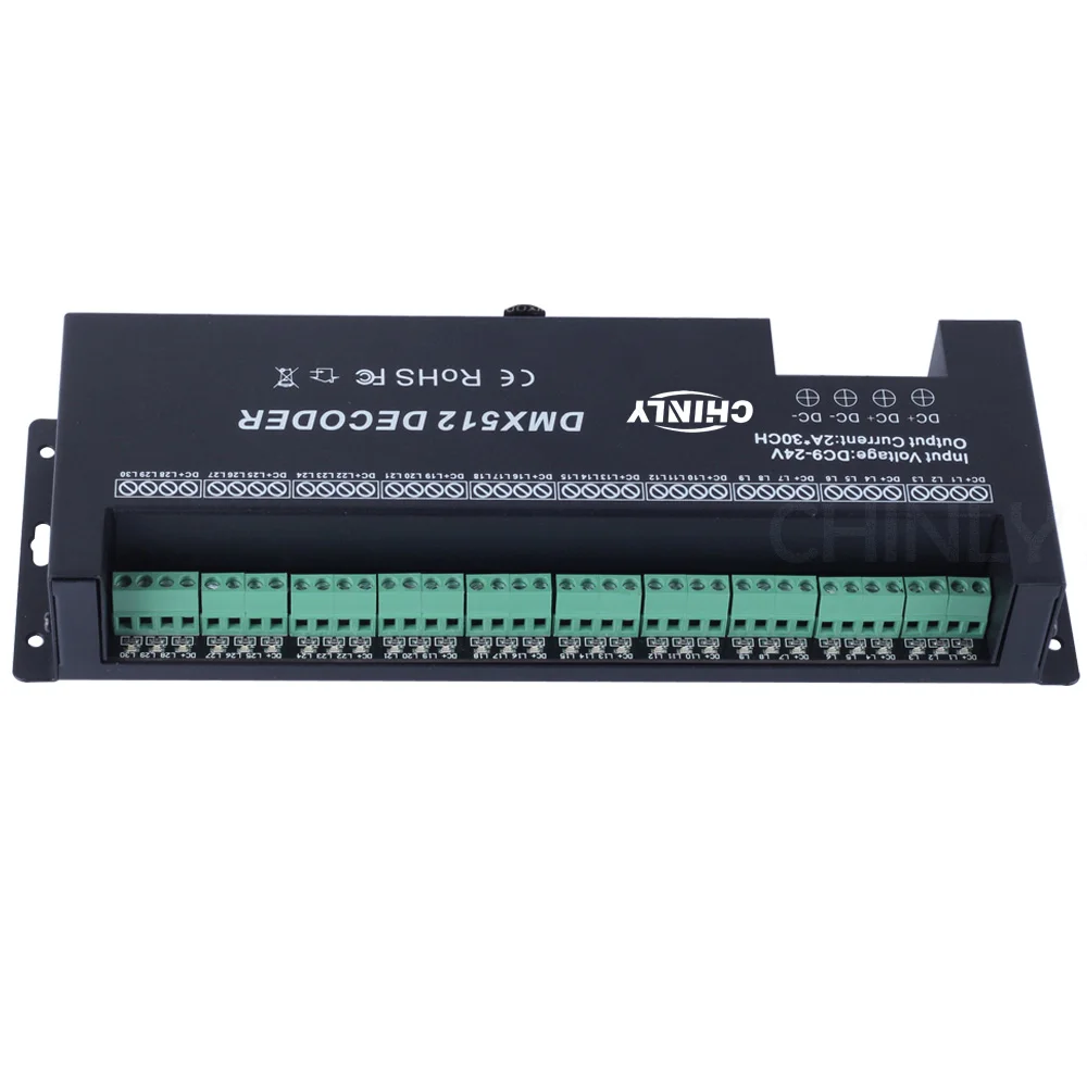 DMX 512 Decoder 30 Channels DMX RGB Controller Decorated LED Strip Lighting  Dimmer Hot Selling DC 9V- 24 V Drivers Controllers enlarge