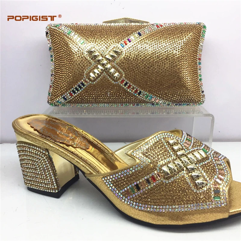 Новинка 2019 года летний комплект из туфель и сумочки в африканском стиле для