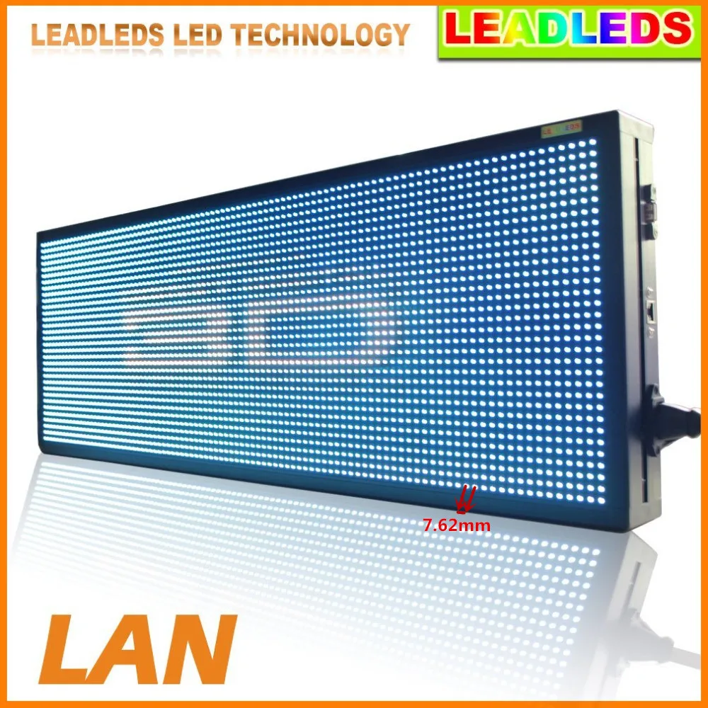 Полноцветный светодиодный рекламный щит для помещений 32*192 Pixles 149X27 см RGB P7.62