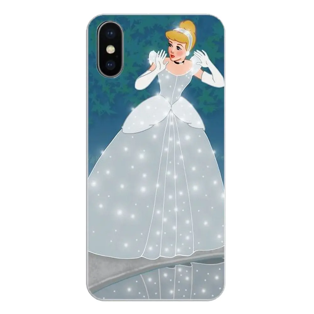 Silicone Phone Skin Case Cartoon Cinderella Glass Slipper Castle For Samsung Galaxy Note 8 9 S9 S10 A8 A9 Star Lite Plus A6S A9S |
