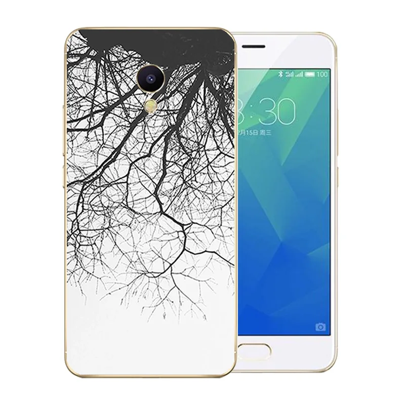2017 Модный чехол для Meizu M5S Mini силиконовый Meilan m5s 5 2 дюймов Роскошный розовый M5s