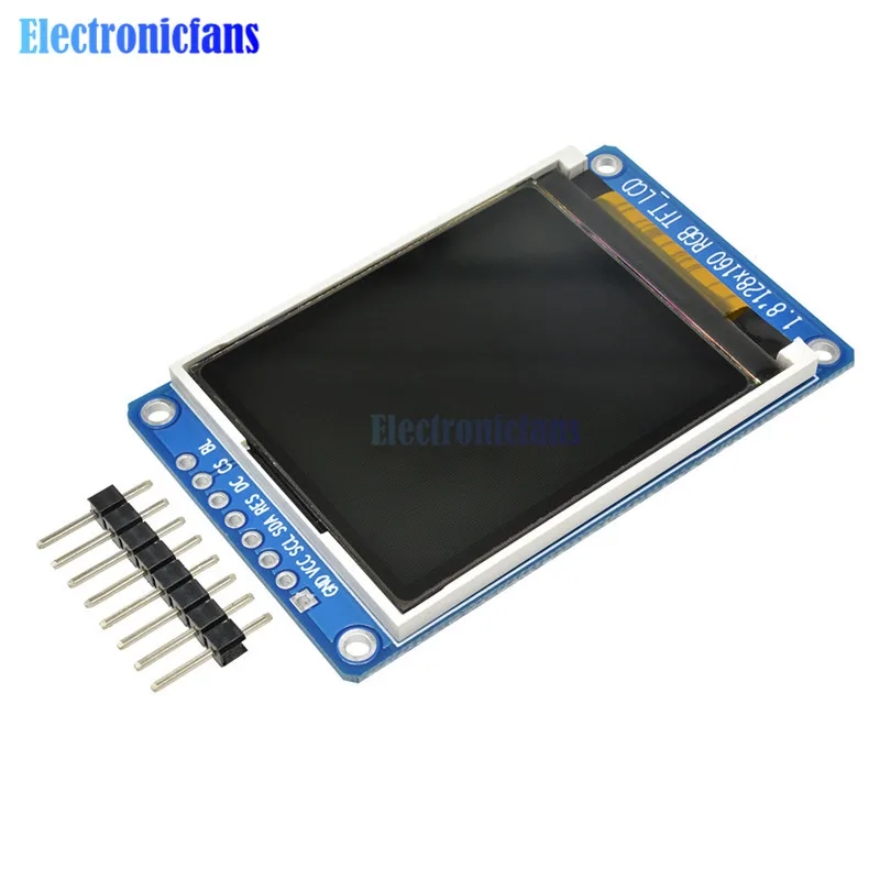 1," 1,8 дюймов 128x160 SPI полноцветный TFT ЖК-дисплей 128*160 модуль ST7735S 3,3 V Заменить OLED блок питания для Arduino DIY KIT