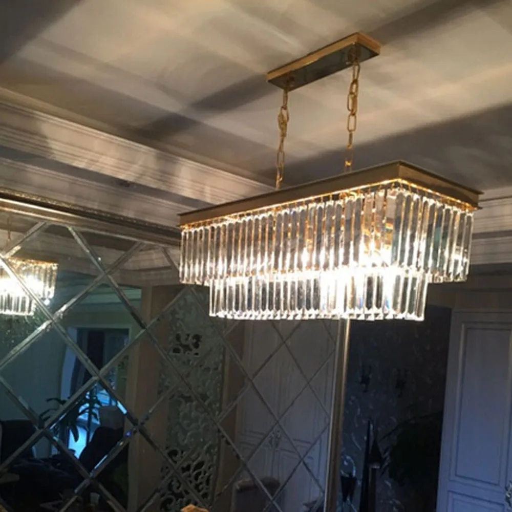 Американская кантри хрустальная люстра для гостиной ресторана бара кафе