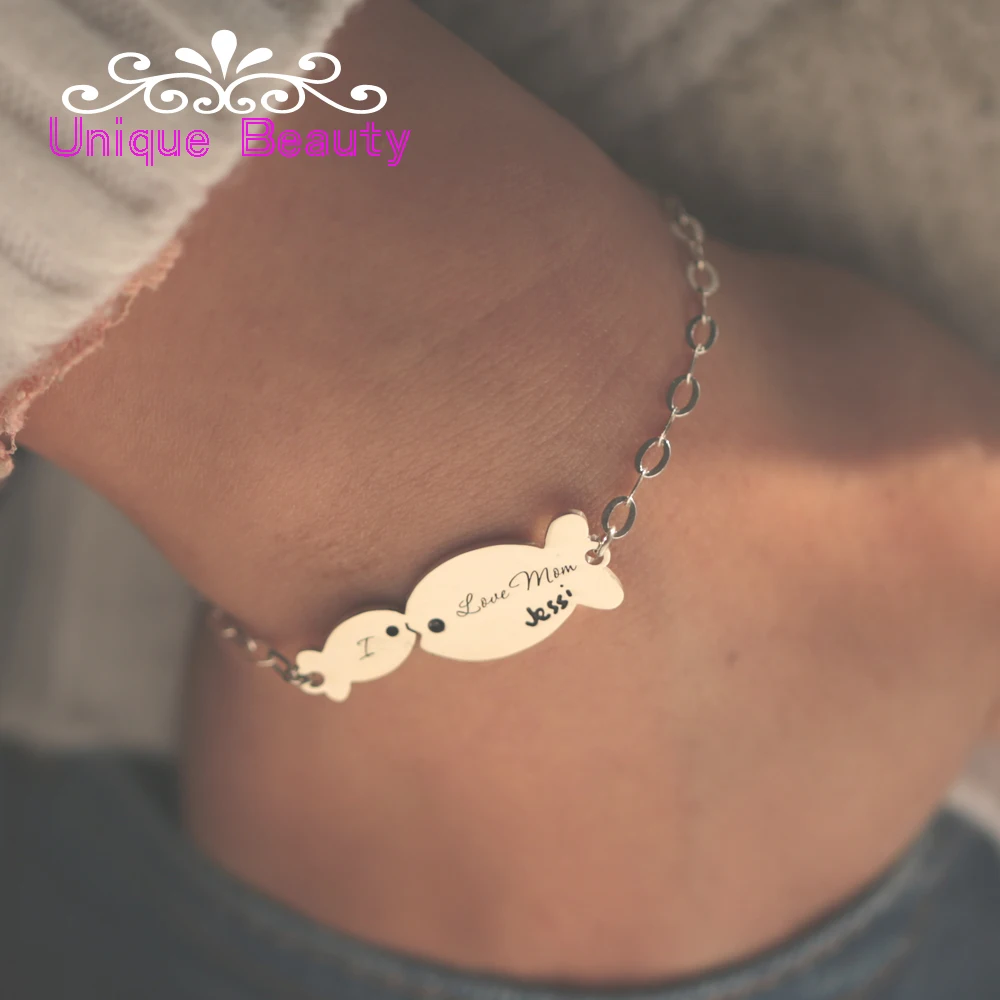 Браслет для мамы и ребенка браслет из стерлингового серебра 925 пробы с