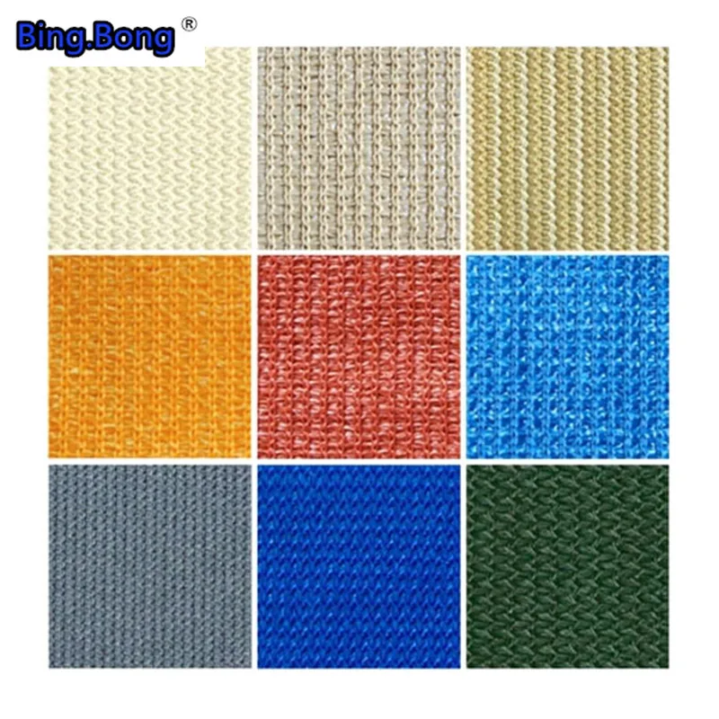 Солнцезащитный козырек на заказ HDPE сетчатая ткань затеняющая сетка наружный