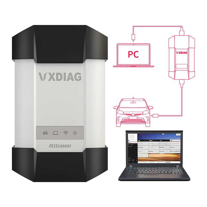 VXDIAG Профессиональный диагностический инструмент для Porsche V37.900 PI WIS III VCX DoIP OBD2