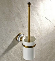 toilet brush holdertoilet brush cupceramic antique brass bathroom hardware set bathroom accessories zba406