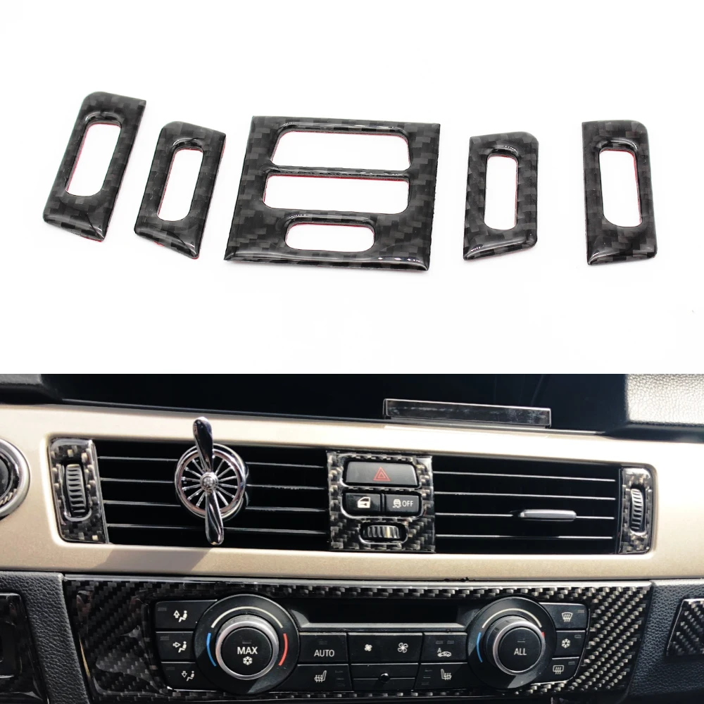 Автомобильная накладка на вентиляционное отверстие из углеродного волокна для