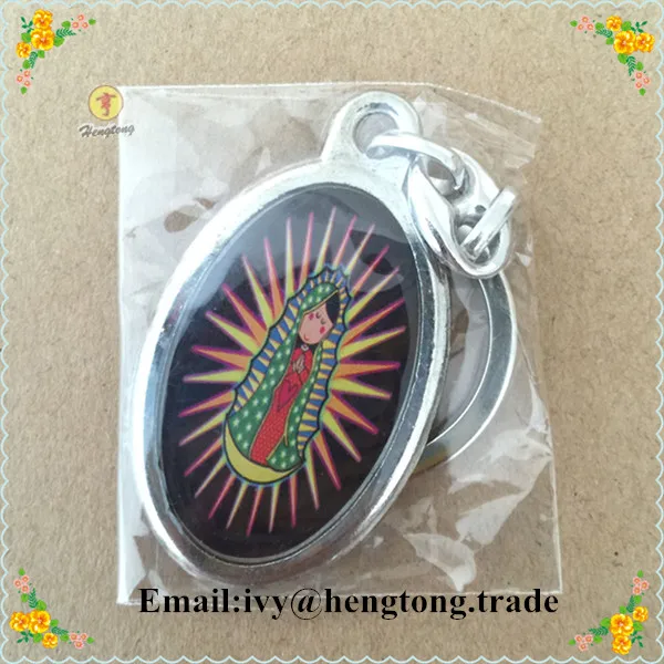 Бесплатная доставка цепочка для ключей с эпоксидным рисунком католического