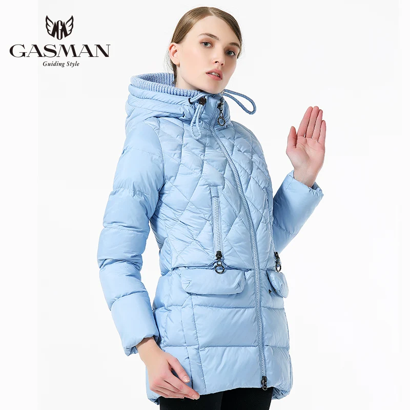 2019 открытое теплое пальто Средней Длинны Модный зимний Женский Пуховик с